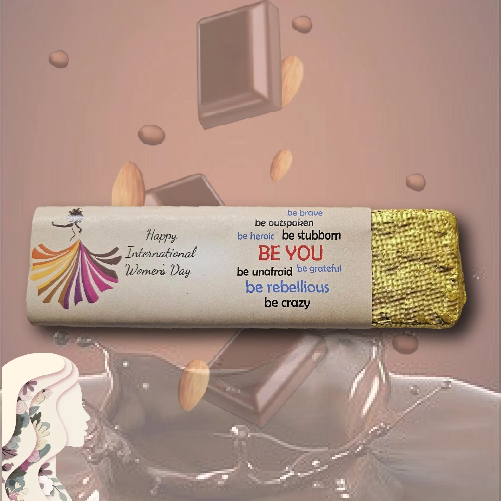 Personalized Chocolate Bar-Women's day